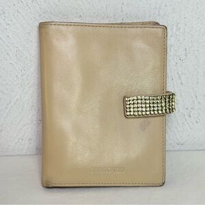 SWAROVSKI Rhinestone Leather Wallet *minor flaws*
